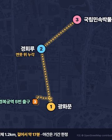 경복궁 동선 지도